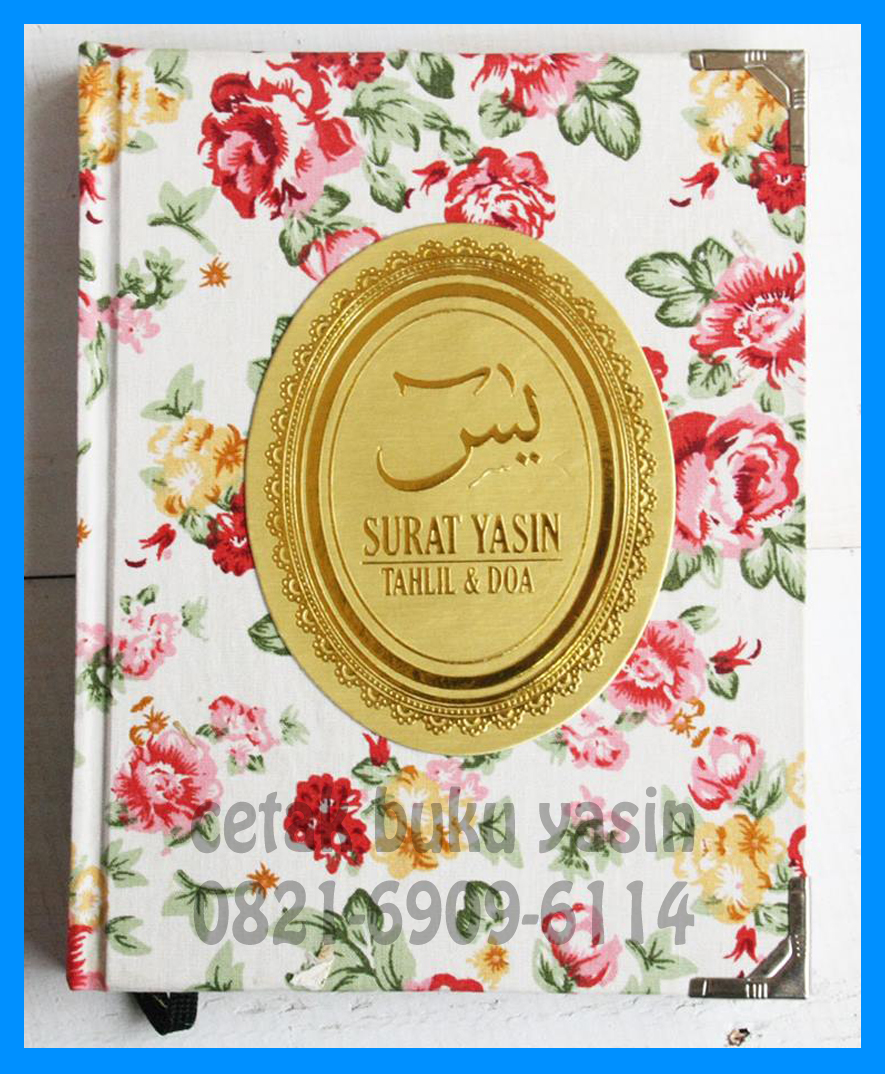 Cetak Buku  Yasin Cover Bunga  dan Batik  Rawamangun ANYER 