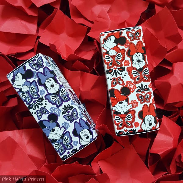 butterfly and Disney Minnie Mouse patterned boxes