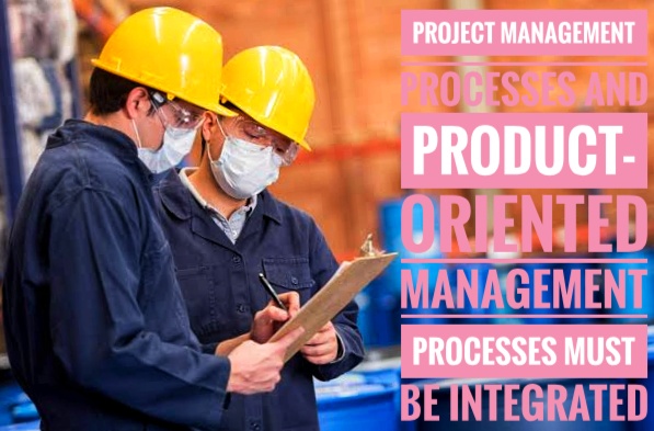 Exam: Project management processes and product-oriented management processes must be integrated Project management processes describe project work, while product-oriented management processes specify the project’s product. Therefore, a project management process and a product-oriented management process—   a. Overlap and interact throughout the project  b. Are defined by the project life cycle  c. Are concerned with describing and organizing project work  d. Are similar for each application area  Answer: a. Overlap and interact throughout the project   Project management processes and product-oriented management processes must be integrated throughout the project’s life cycle, given their close relationship. In some cases, it is difficult to distinguish between the two. For example, knowing how the project will be created aids in determining the project’s scope. However, the project life cycle is independent from that of the product. [Executing]