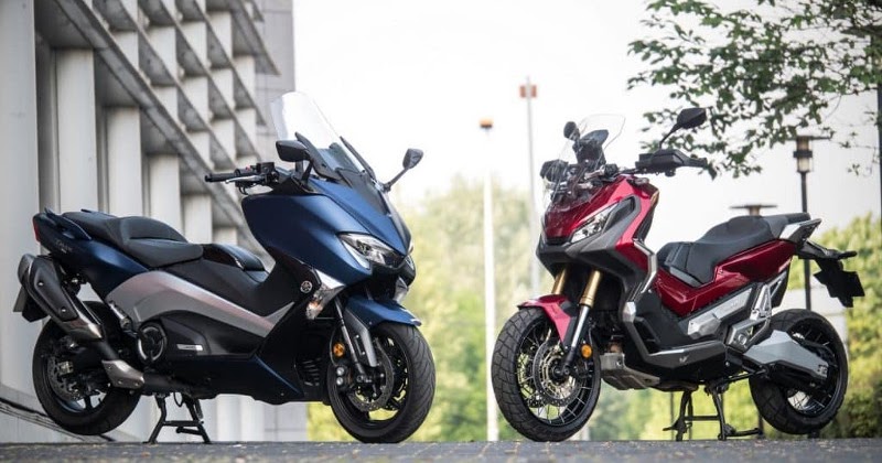 Duel Honda X Adv 750 Vs Yamaha Tmax 530 Dx The War Of Auto S