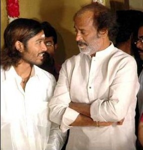 South Indian Actor Dhanush with Father-in-law Actor Rajinikanth | South Indian Actor Dhanush Family Photos | Real-Life Photos