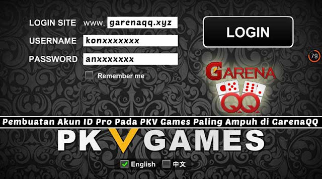 Pembuatan Akun ID Pro Pada PKV Games Paling Ampuh di GarenaQQ