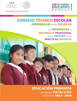 Guías de Consejo Técnico Escolar - Preescolar, Primaria y Secundaria - Tercera Sesión