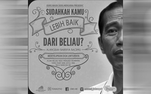 sudah kah kamu lebih baik dari jokowi