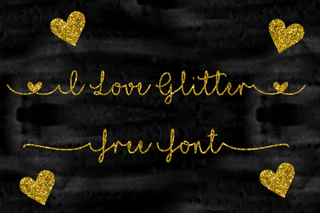 Download DLOLLEYS HELP: I Love Glitter Free Font