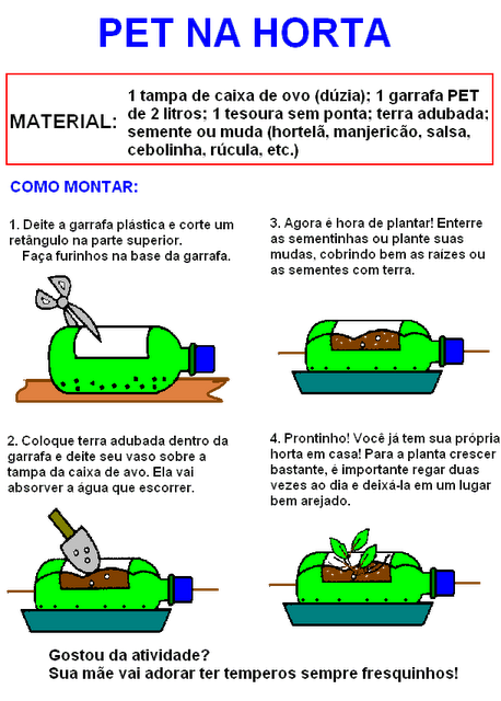passo a passo para fazer uma garrafa pet virar um vaso de plantas