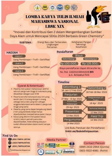 LOMBA KARYA TULIS ILMIAH NASIONAL