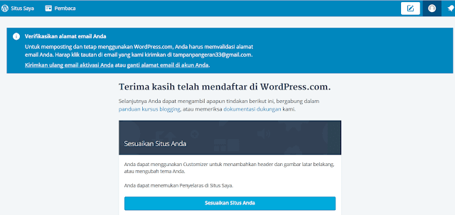Cara membuat blog di wordpress gratis  terbaru dan lengkap