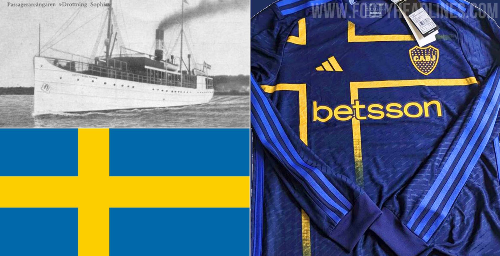 Boca Juniors 2024 Third Kit Leaked - Inspired by Sweden - Footy Headlines