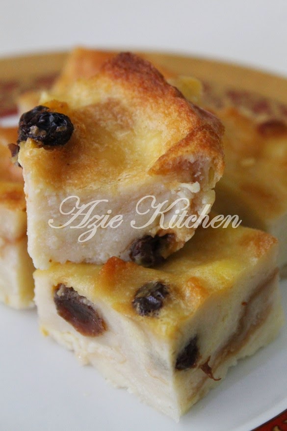 Puding Roti Nur Qaseh Yang Sedap - Azie Kitchen