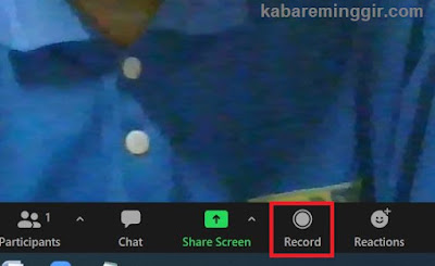 peserta bisa merekam meeting zoom