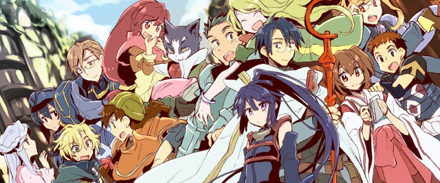 Kadr z bohaterami Log Horizon