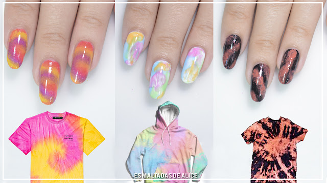 Unhas Tie Dye