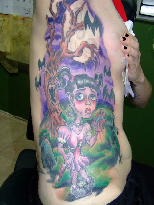In addition to uniqueness, girls also seem to favor cute tattoos.