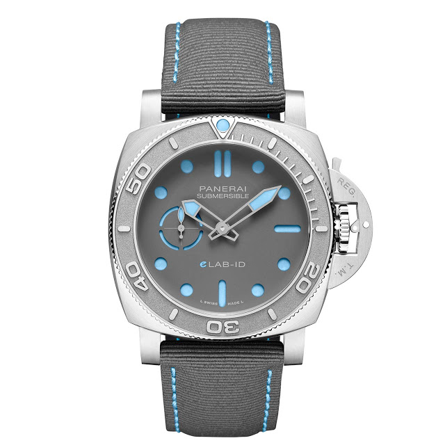 Nuevo reloj Panerai Submersible eLab-ID 44 mm gris réplica PAM1225