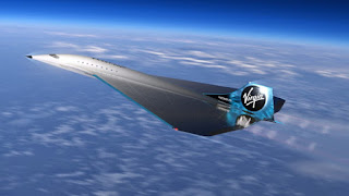 Virgin Galactic Super sonic Traveler plane Pic- Virgin Galactic