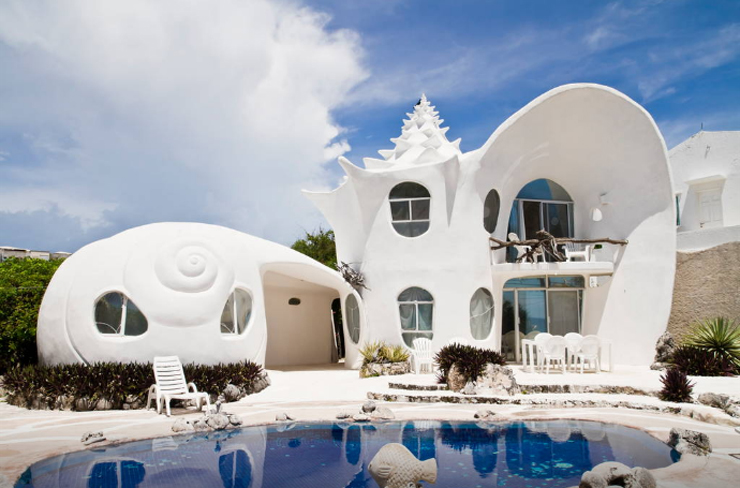 10 Airbnbs That Are So Cool You’ll Want To Stay Forever - The Seashell House, Isla Mujeres, Mexico