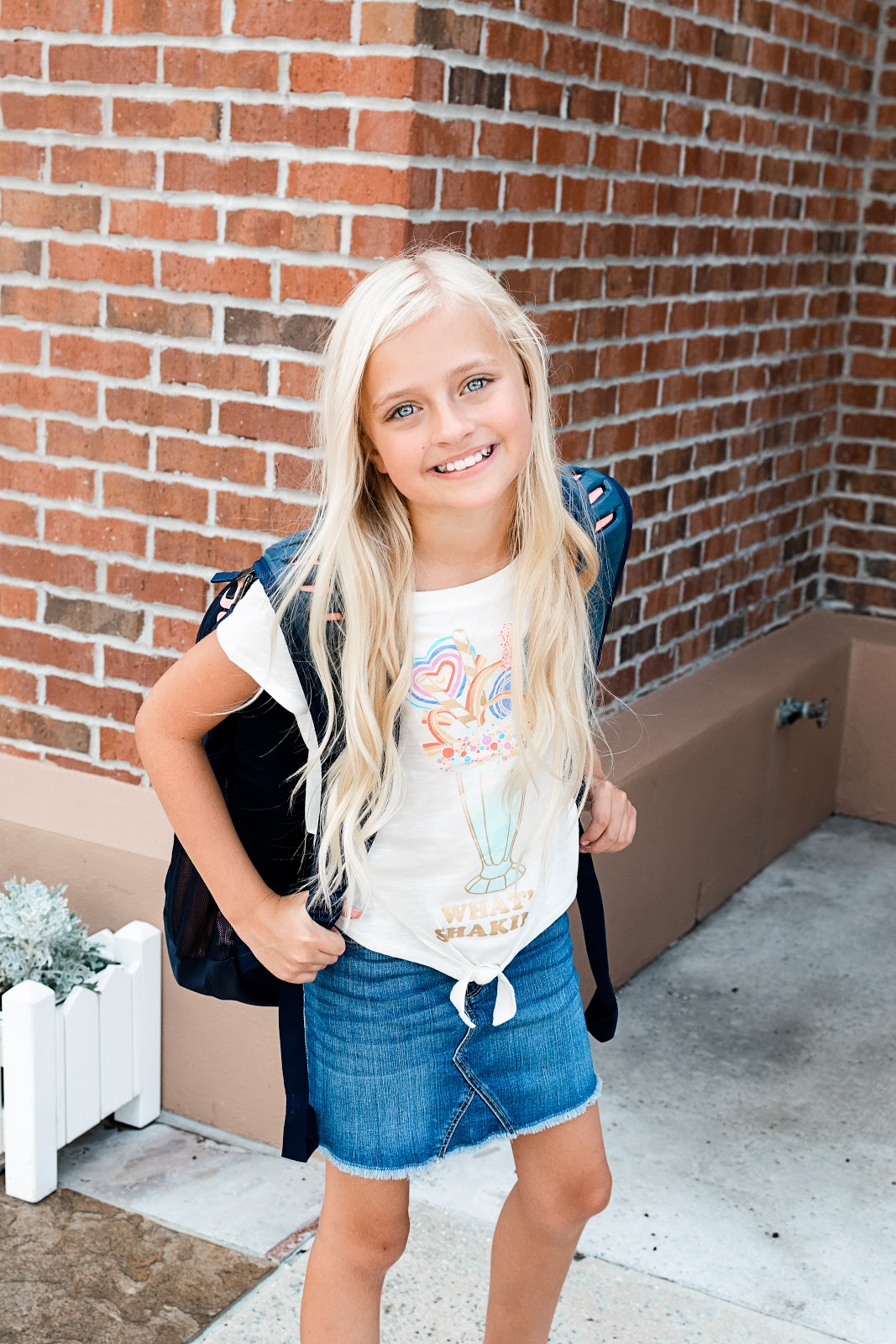 Back to School Shopping and First Day Looks with OshKosh! OshKosh Bgosh Back to School shirt back to school pants back to school shorts back to school skirt back to school look backpack outfit style clothes fashion ideas inspiration back to school shopping  OshKosh coupon code OshKosh promo code