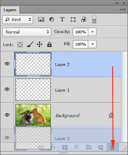 sử dụng layer panel trong photoshop