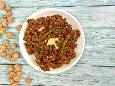  वेज सोया कीमा रेसिपी (Veg Soya Keema Recipe In Hindi)
