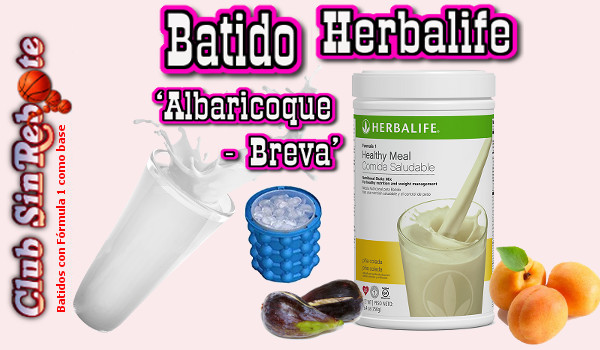 imagen de portada en mi Blog - Recetario de Batidos Herbalife con los Ingredientes del Batido Herbalife Albaricoque - Breva