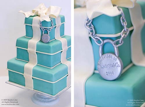 TIFFANY WEDDING CAKE tiffany blue wedding ideas