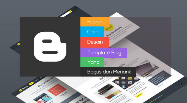 Cara Desain Template Blog