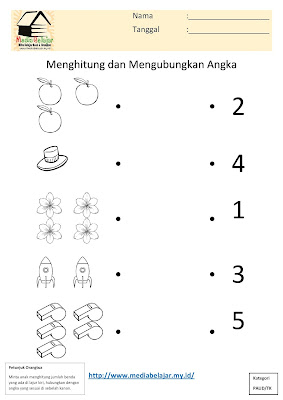 Menghitung dan Menghubungkan Angka bagian 2