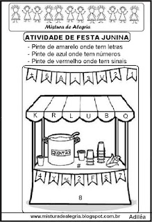 Atividades sobre festa junina