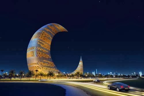 Crescent Moon Building Dubai