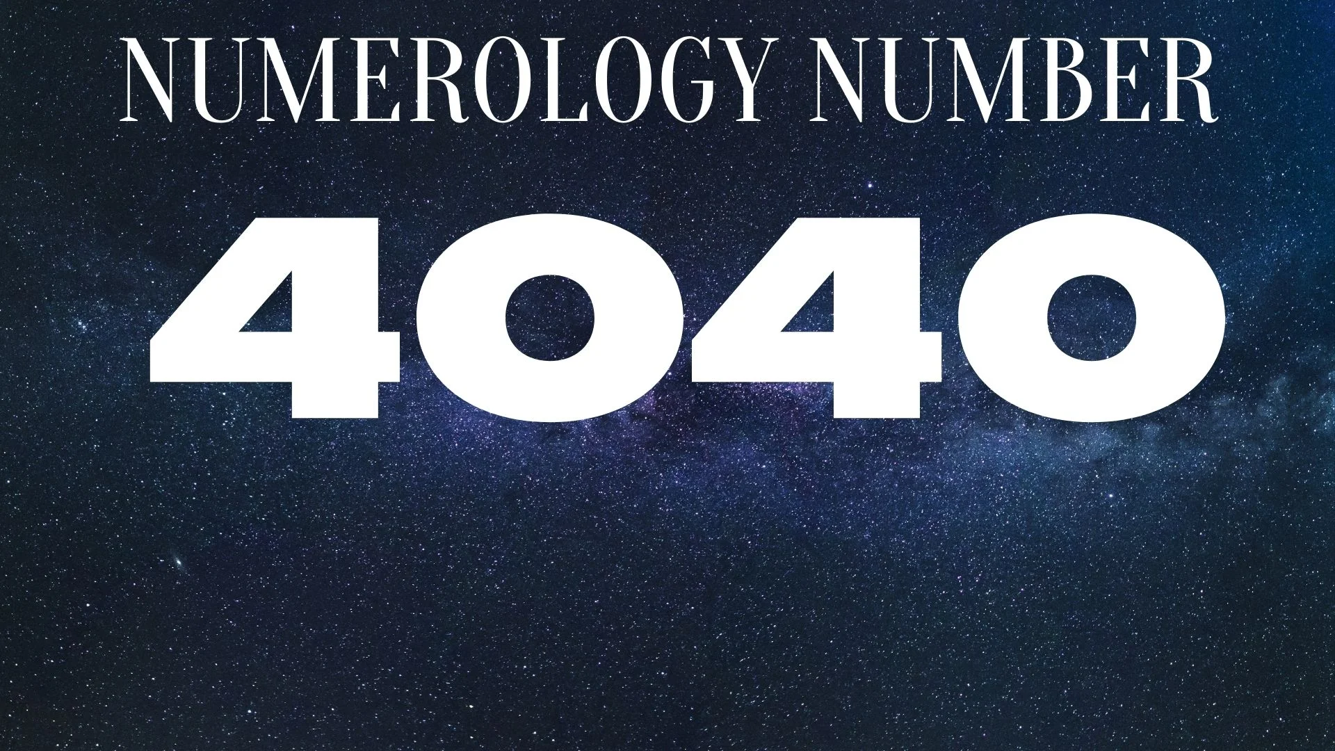 Numerology The Meaning Of Angel Number 4040