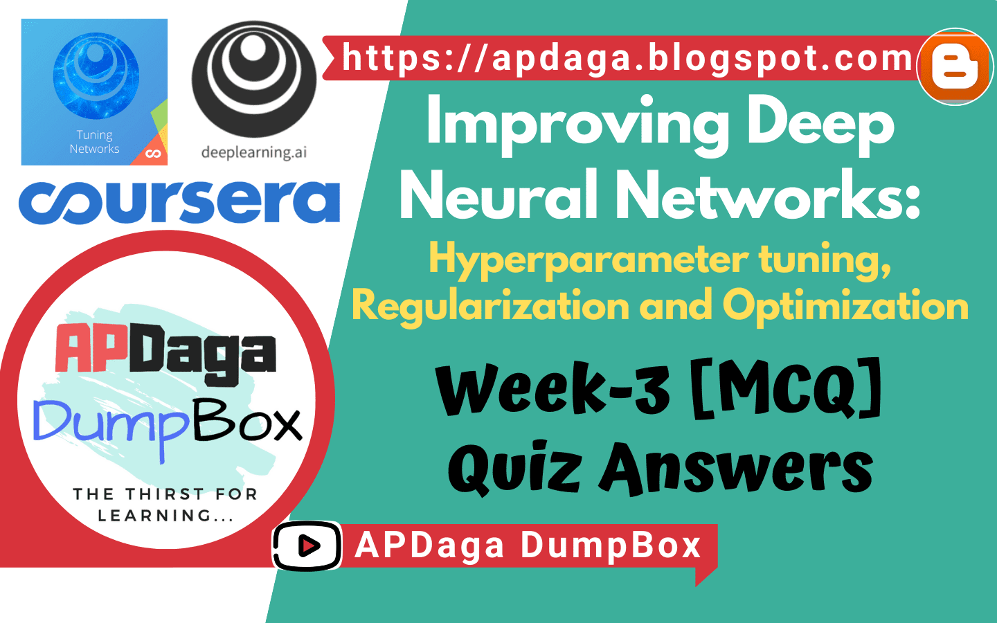 Improving Deep Neural Networks Hyperparameter Tuning Regularization And Optimization Week 3 Quiz