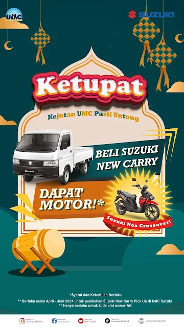 Suzuki beli mobil gratis motor