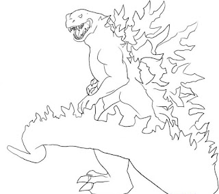 Malvorlagen Godzilla Zum Ausmalen