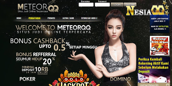 Meteorqq Situs Judi Online Terpercaya Gampang Menang