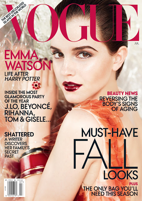 emma watson vogue shoot 2011. Emma Watson on Vogue July 2011