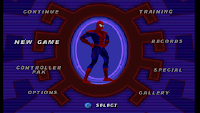 Spiderman Menu