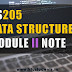 CS205 Data Structure [DS] Module 2 Note