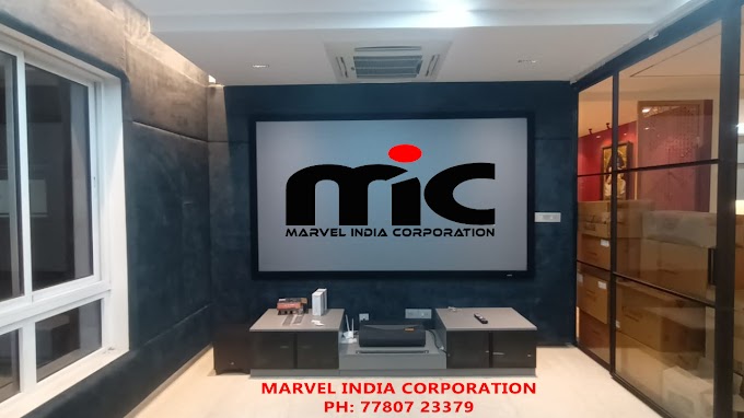 Home Theatre Project Completed in Myhome Bhooja