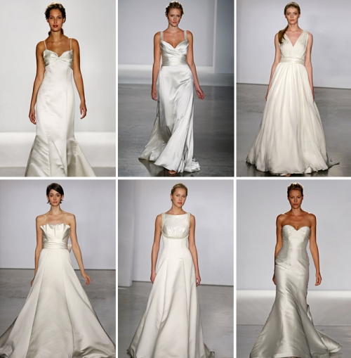 Simple wedding dress is an ideal choice if you feel the swell is too big a