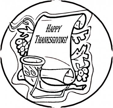 Thanksgiving Printable Coloring Pages