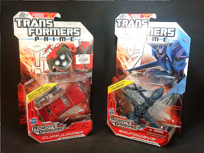 Transformers Prime Cliffjumper y Soundwave