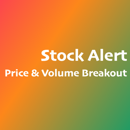 Stock Alert on Price & Volume Breakout @ SGinvestors.io