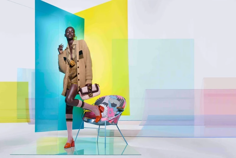 Adut Akech appears in Fendi spring-summer 2020 campaign