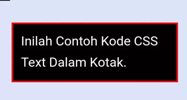 contoh-kode-css-text-dalam-kotak