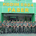 Dandim 0904/Paser Pimpin Upacara Korp Raport Pindah Satuan 2 Personel Kodim 0904/Paser