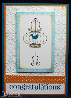 Aviary Congratulations Card