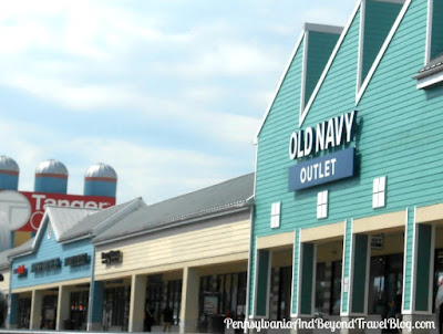 Shopping at the Tanger Outlets in Lancaster Pennsylvania