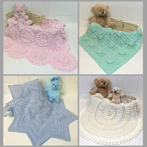 Matelasse Crochet Baby Blankets