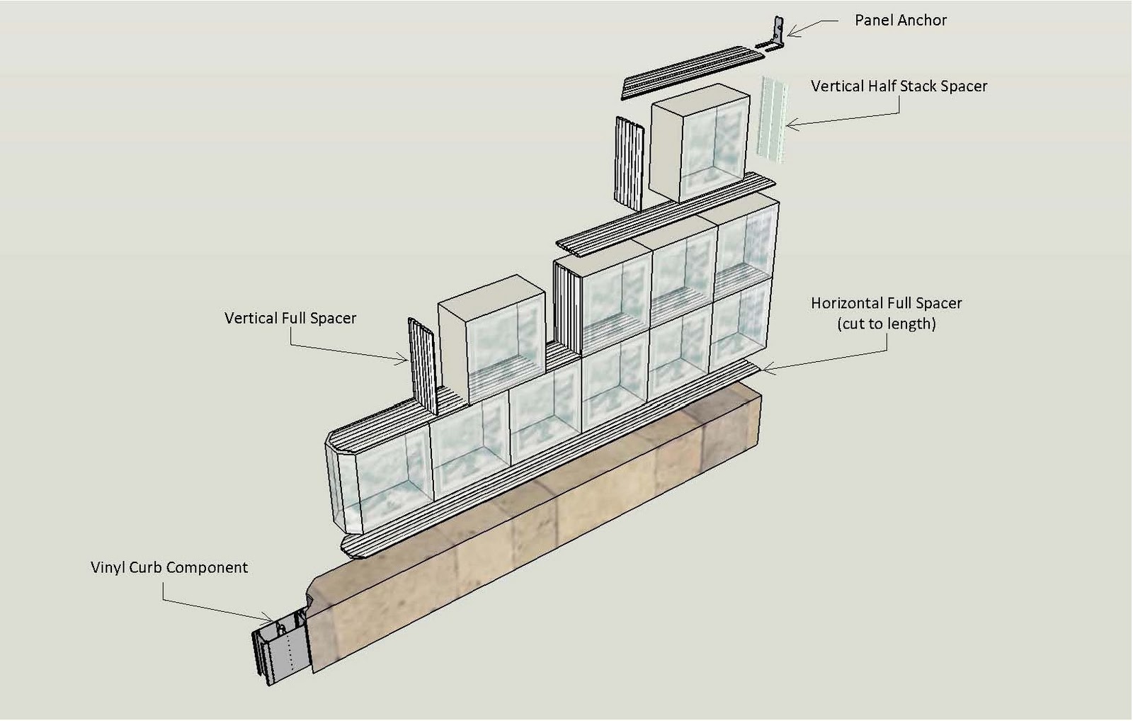 bathroom shower walls  joints between the blocks on shower walls to help make the wall rigid